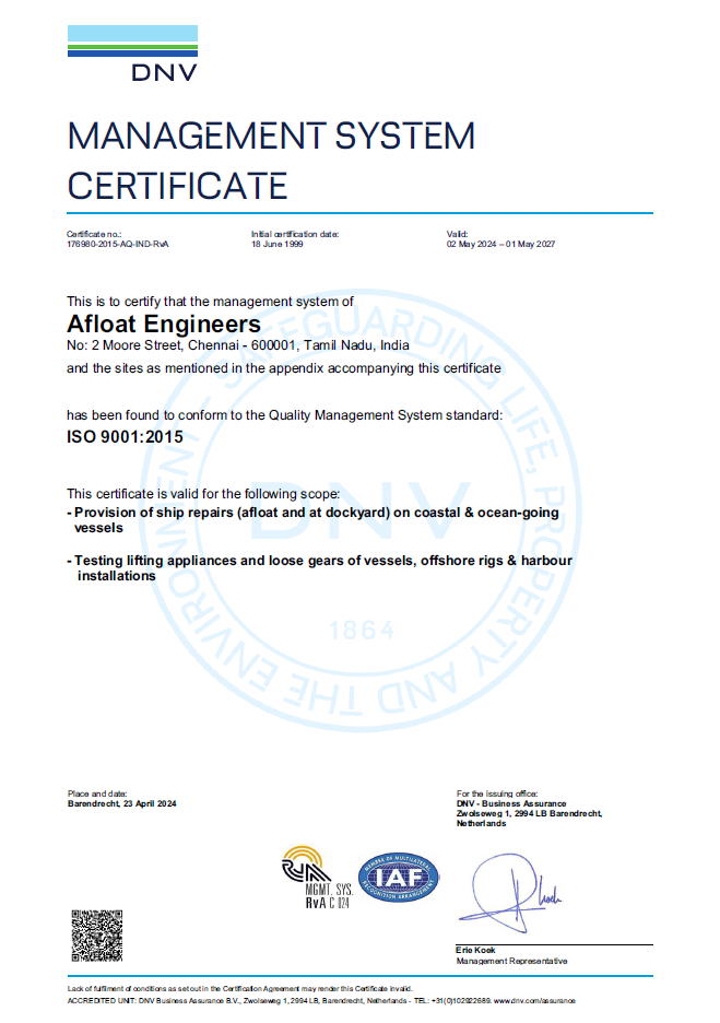 Afloat Engineers - Chennai